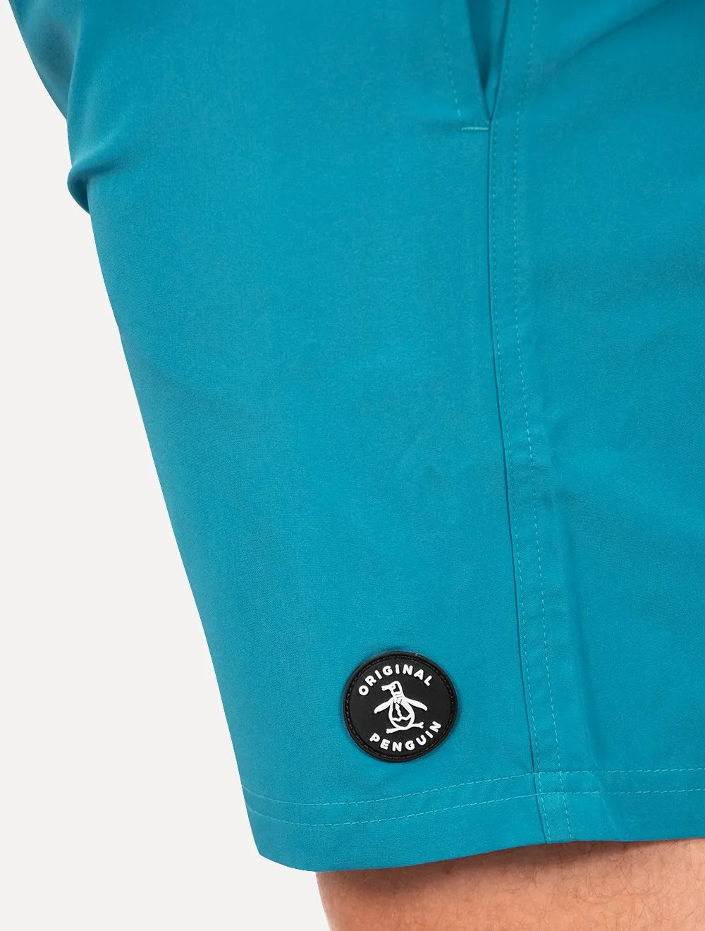 Short Original Penguin Masculino D'Água Logo Patch Azul