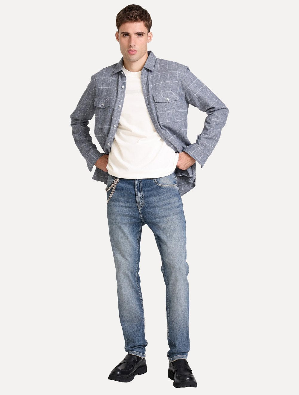 Camiseta John John Masculina Regular Technique Off White