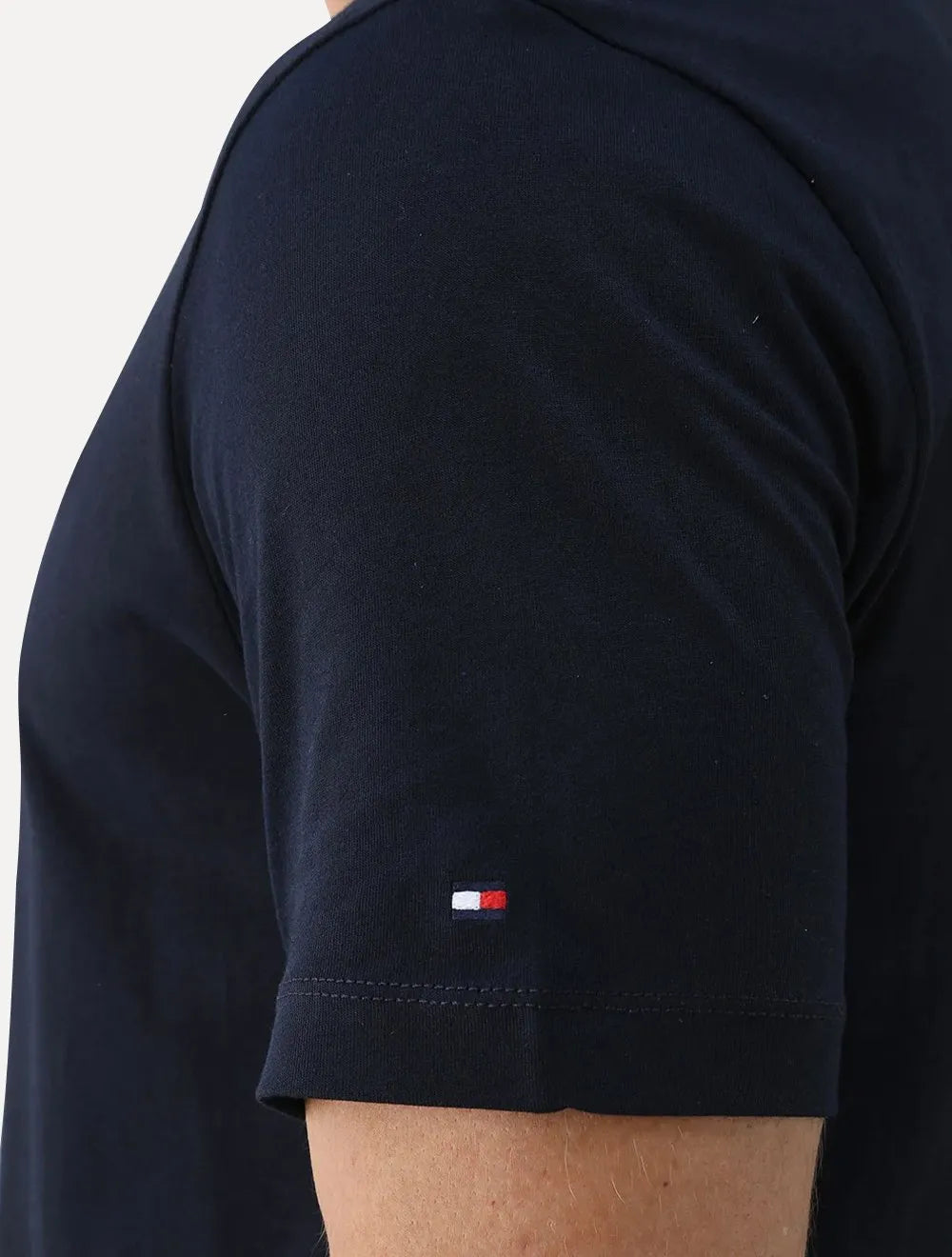 Camiseta Tommy Hilfiger Masculina Embroidered Est. 1985 New York Azul Marinho