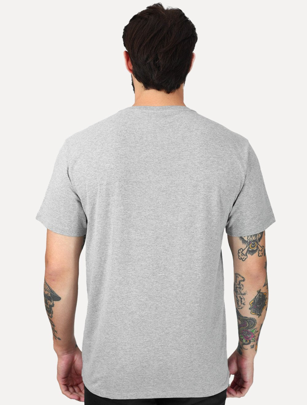 Camiseta Tommy Jeans Masculina Slim Font Play Cinza