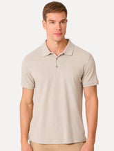 Camisa Polo Dudalina Masculina Piquet Essential Color Areia
