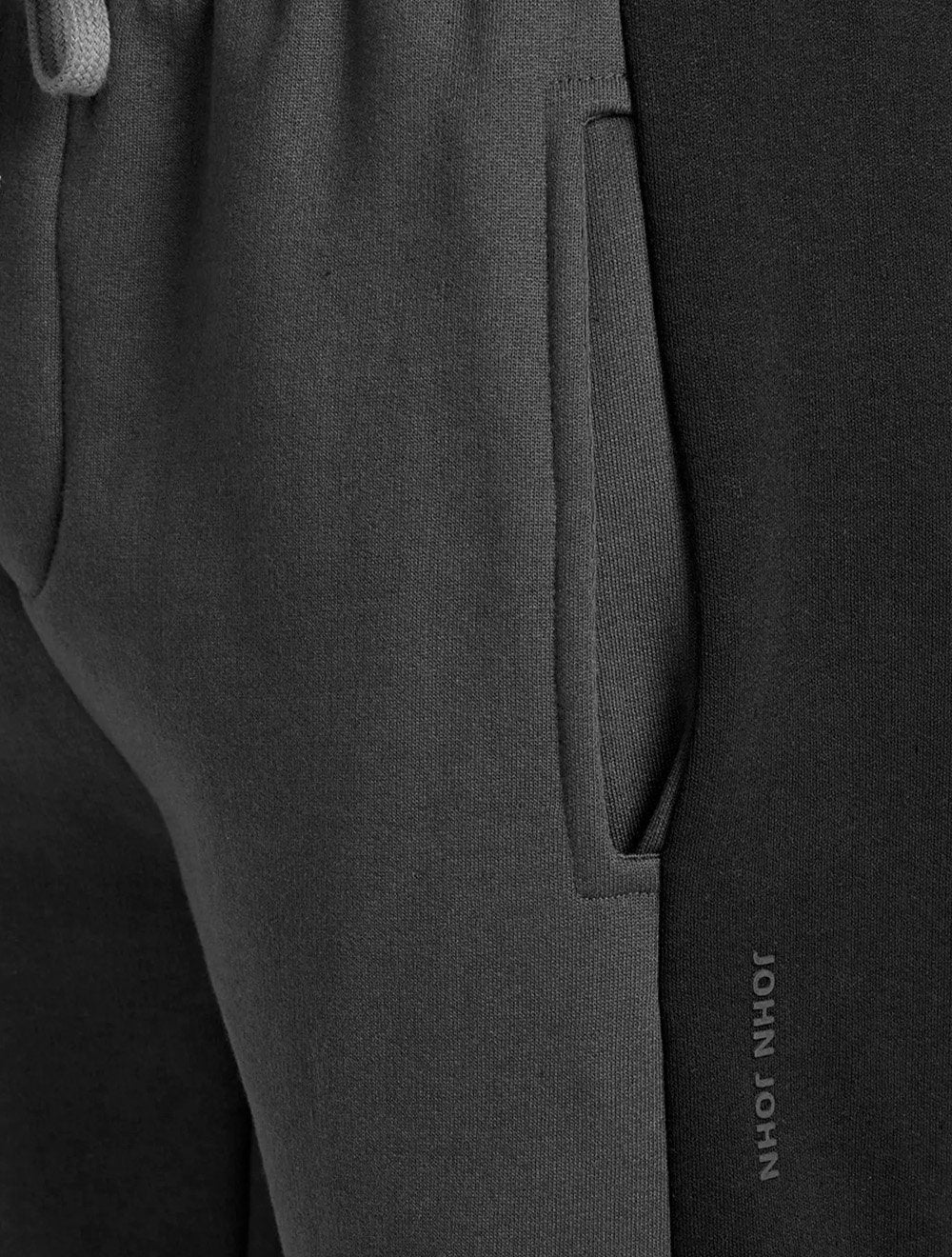 Calça John John Moletom Masculina Regular Double Tones Cinza Escuro