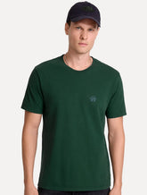 Camiseta John John Masculina Regular Fit Light Transfer Verde Escuro