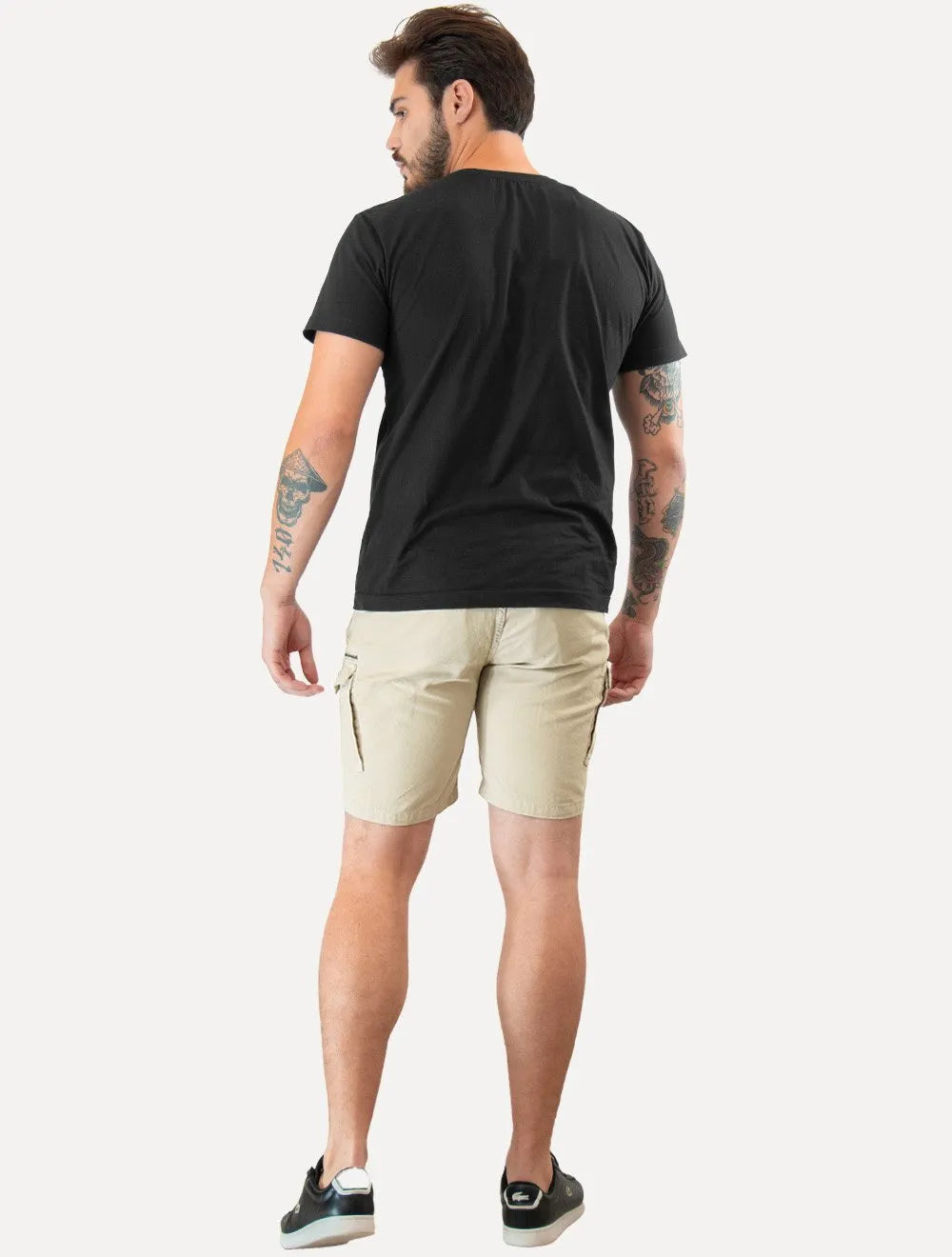 Bermuda Calvin Klein Jeans Masculina Cargo Color Jeans Areia