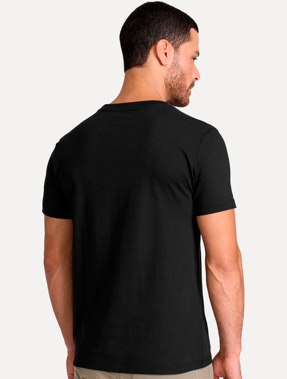 Camiseta John John Masculina Slim Fit Route Preta