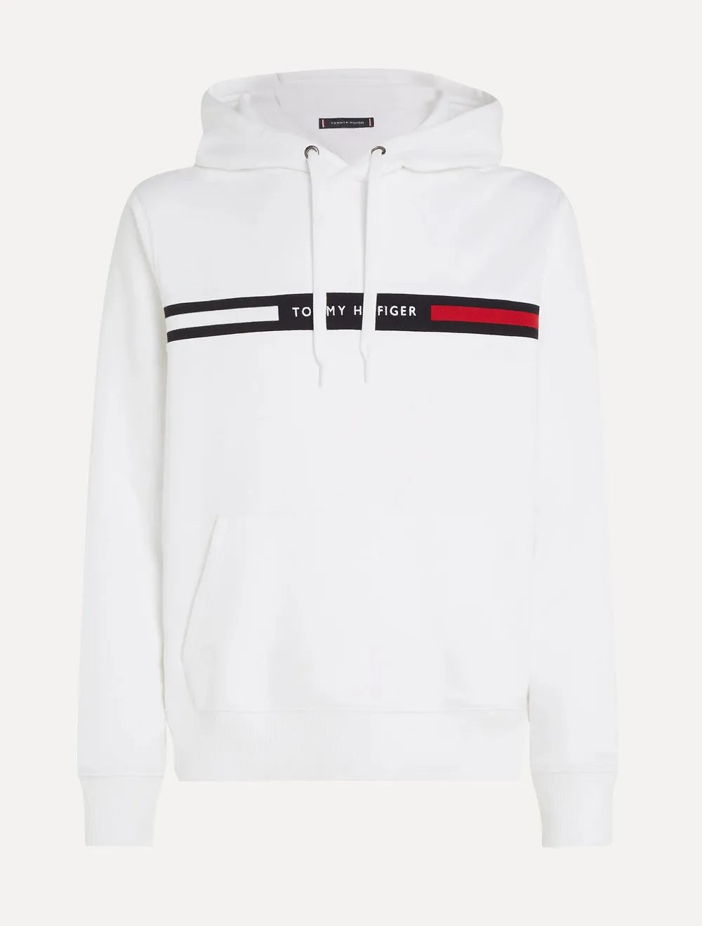 Moletom Tommy Hilfiger Masculino Chest Insert Hoodie Branca