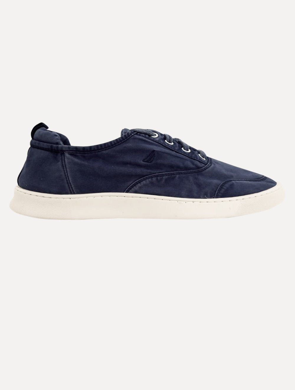 Tênis Nautica Masculino Denim Sailboat Logo Azul Marinho