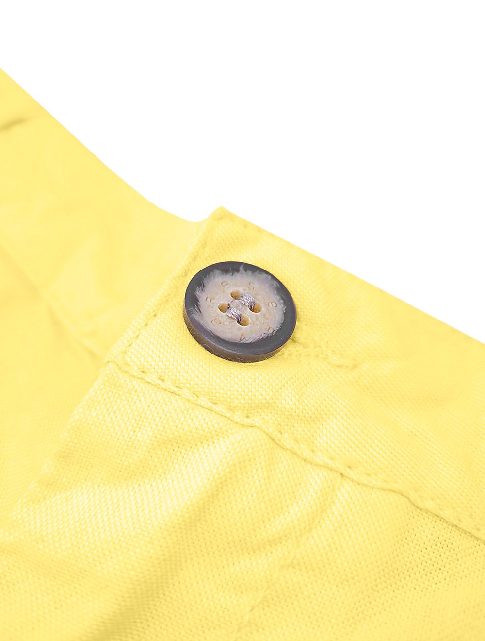 Bermuda Reserva Masculina Eco Viscose Lisa Amarela