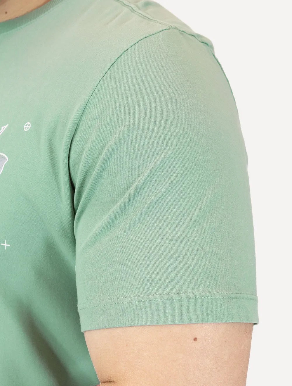 Camiseta Von der Volke Masculina Origineel Colective Art Lion Verde Claro