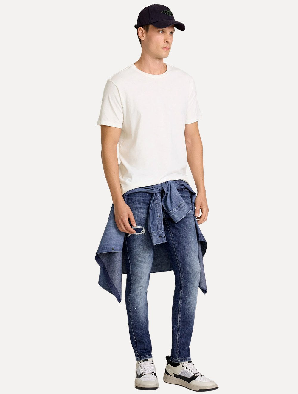 Camiseta John John Masculina Regular Fit Basic Off White
