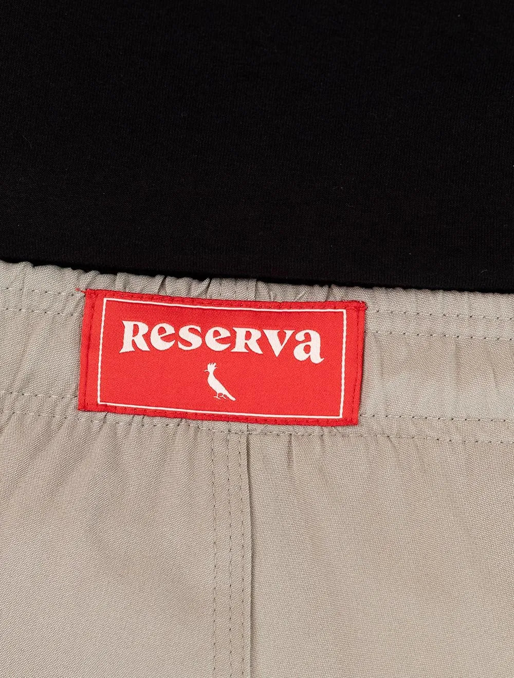 Short Reserva Masculino D'Água Beachwear Liso Basico Lateral Cinza