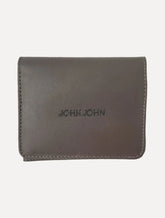Carteira John John Masculina Couro Roger Brown Marrom