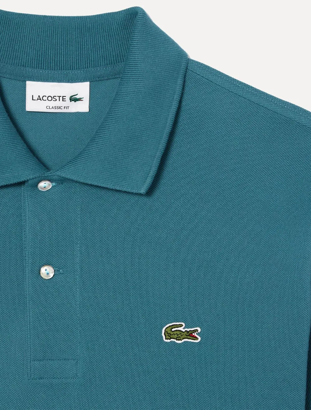 Polo Lacoste Masculina L.12.12 Azul Turquesa