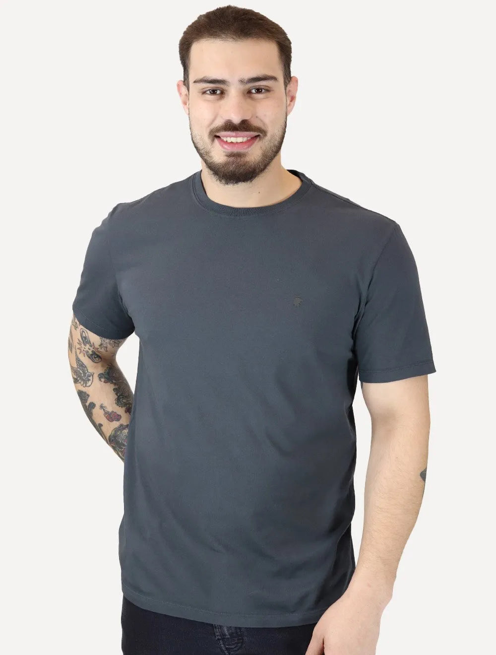 Camiseta Von der Volke Masculina Origineel Dark Lion Azul Escuro