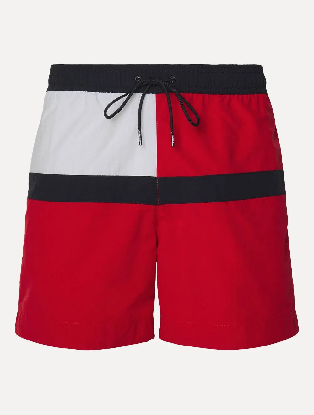 Short Tommy Hilfiger Medium Drawstring Colourblock Sash Vermelho.