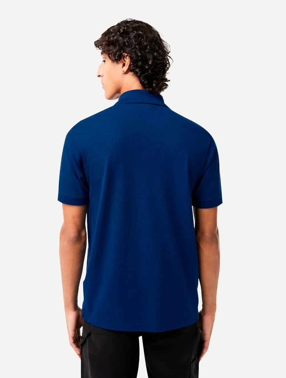 Polo Lacoste Masculina L.12.12 Azul Cobalto