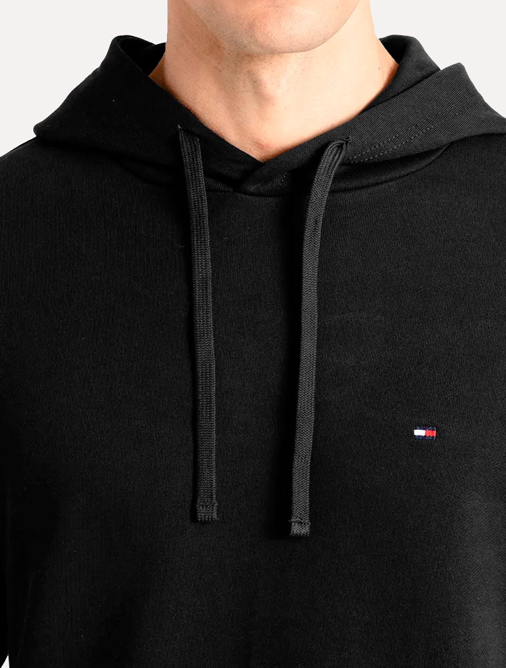 Moletom Tommy Hilfiger Masculino Essential Terry Hoody Preto
