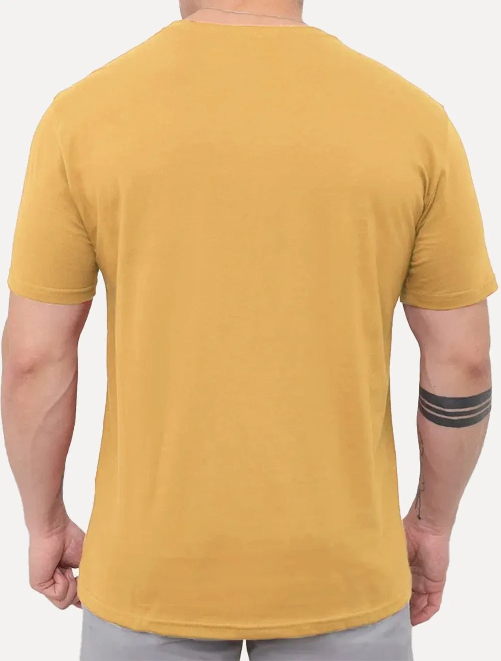 Camiseta King & Joe Masculina Signature Circle Estd 2013 Marrom Médio