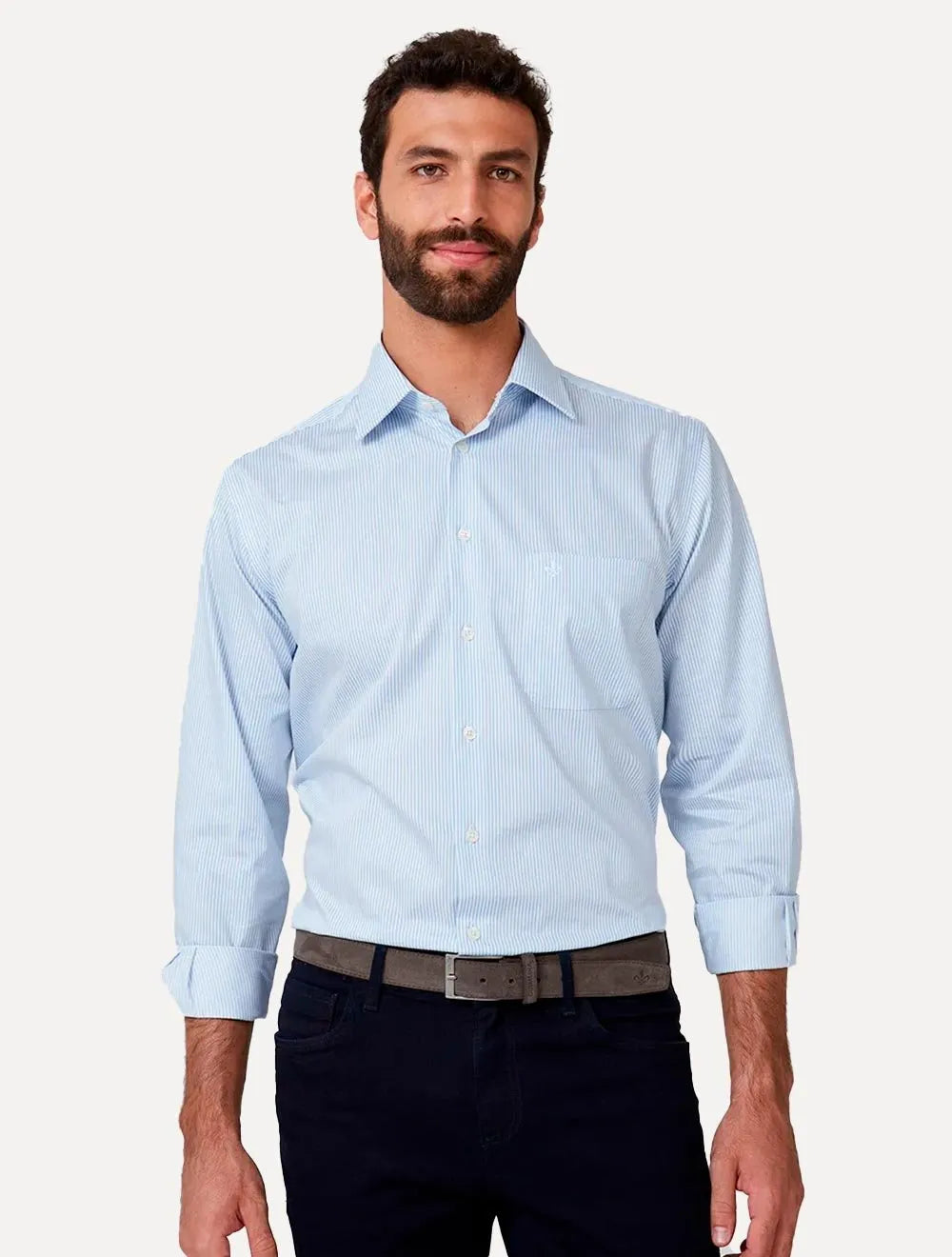 Cinto Dudalina Masculino Couro Camurça Marrom