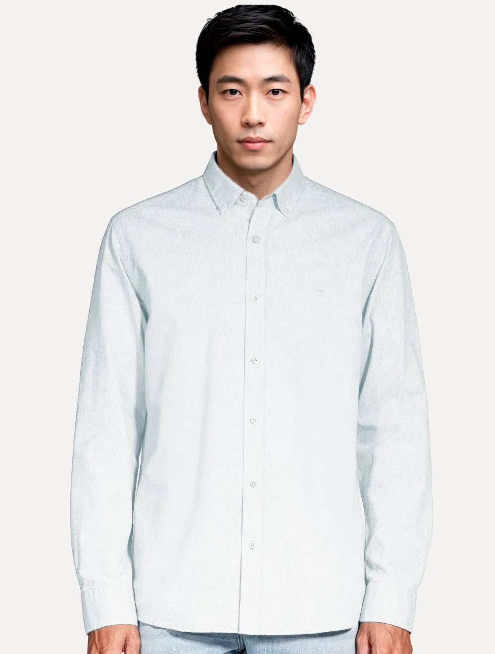 Camisa Aramis Masculina Slim Oxford Planalto Azul Celeste