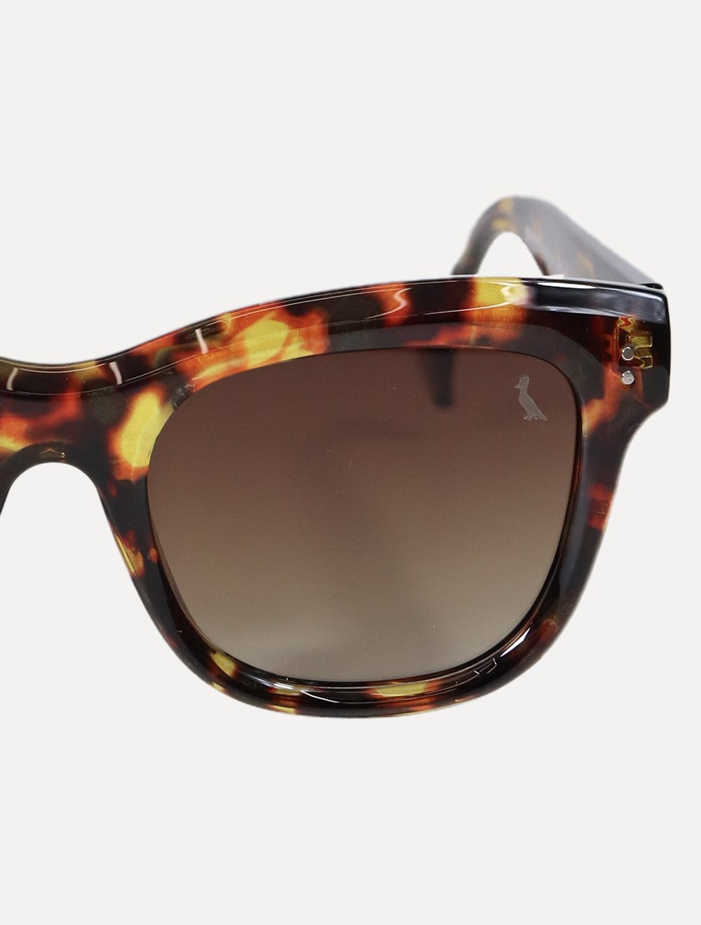 Óculos Reserva de Sol Masculino Square Print Tortoise