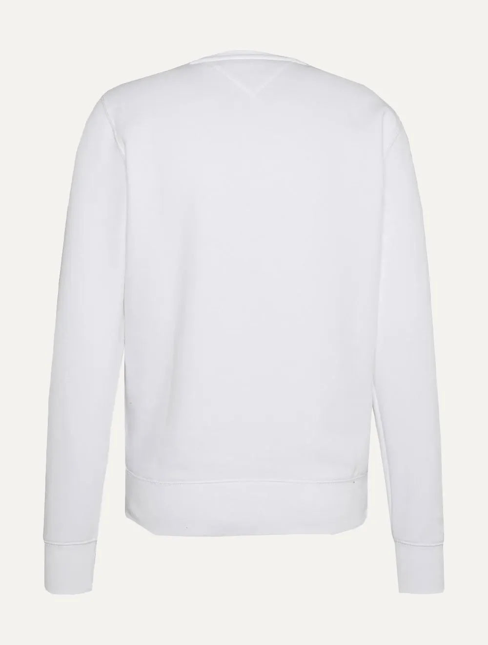 Moletom Tommy Hilfiger Masculino Fleece Logo Crewneck Branco