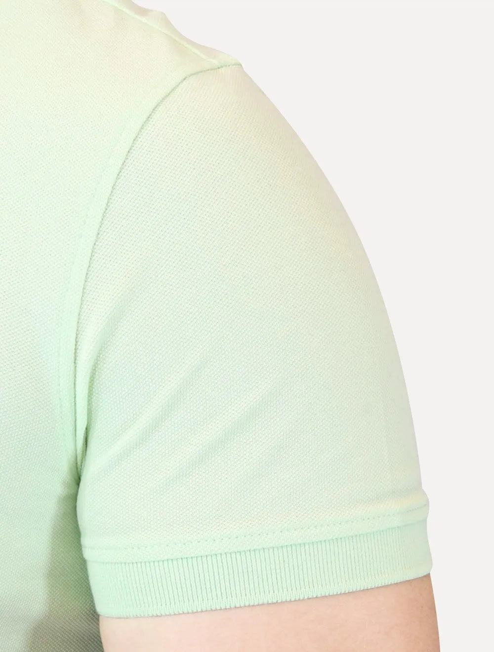 Polo Tommy Hilfiger Masculina Slim Piquet 1985 Opal Verde Claro