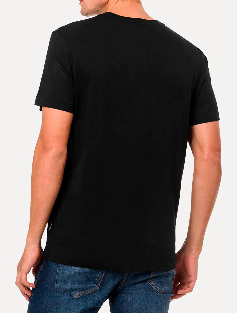 Camiseta Calvin Klein Masculina Solid Liquid Touch Preta