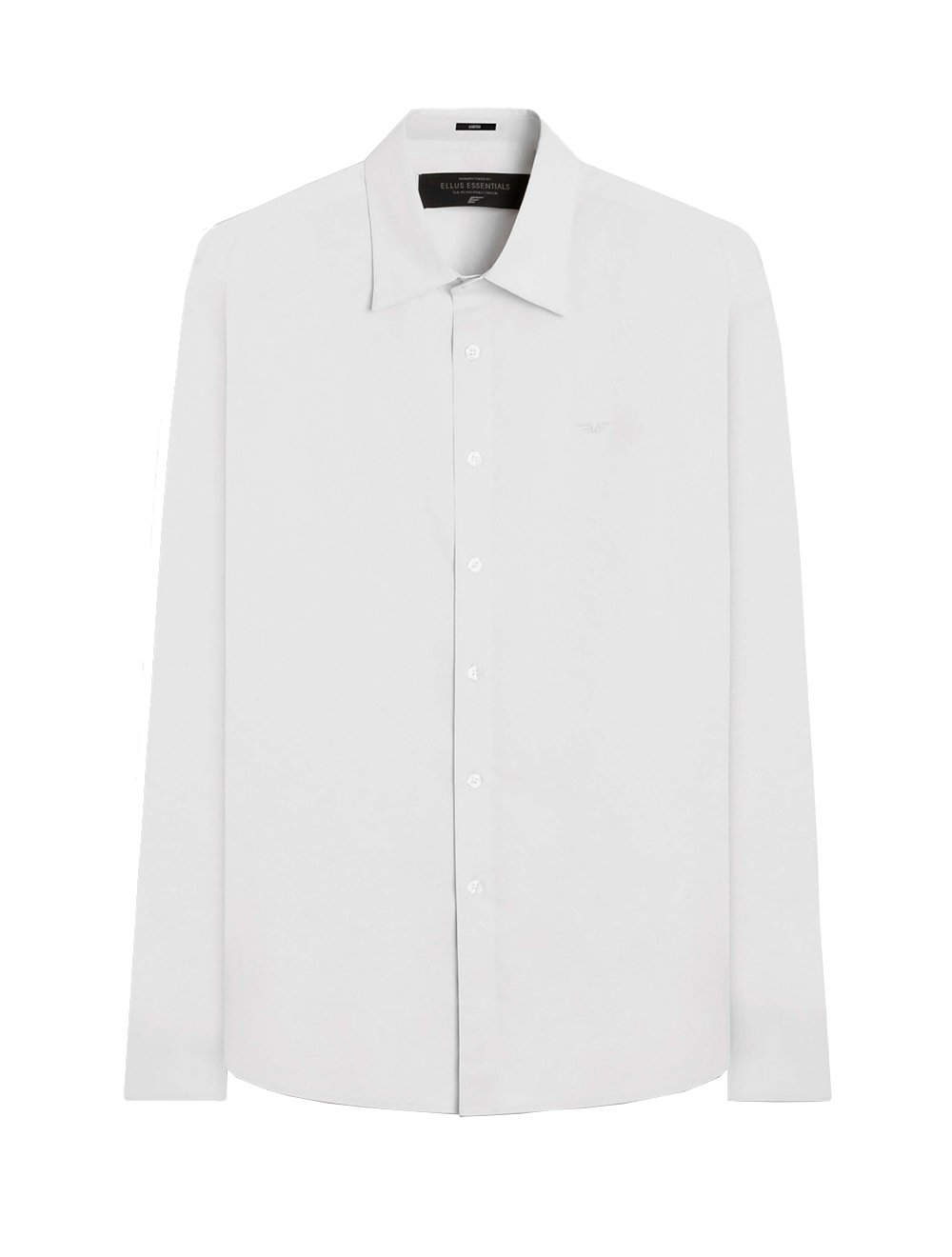 Camisa Ellus Masculina Tricoline LY Classic Anatomic Branca