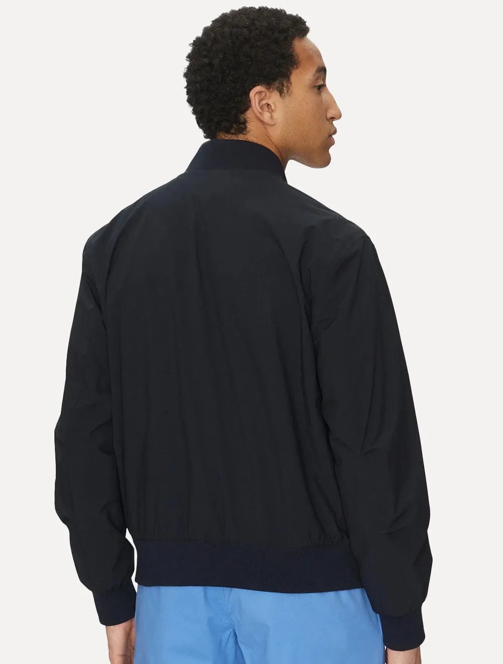 Jaqueta Tommy Hilfiger Masculina Tech Lightweight Bomber Azul Marinho