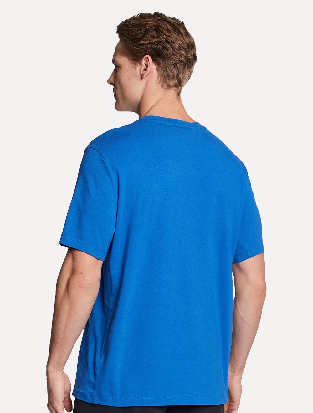 Camiseta Ellus Masculina Cotton Fine Originals Green Logo Azul Royal