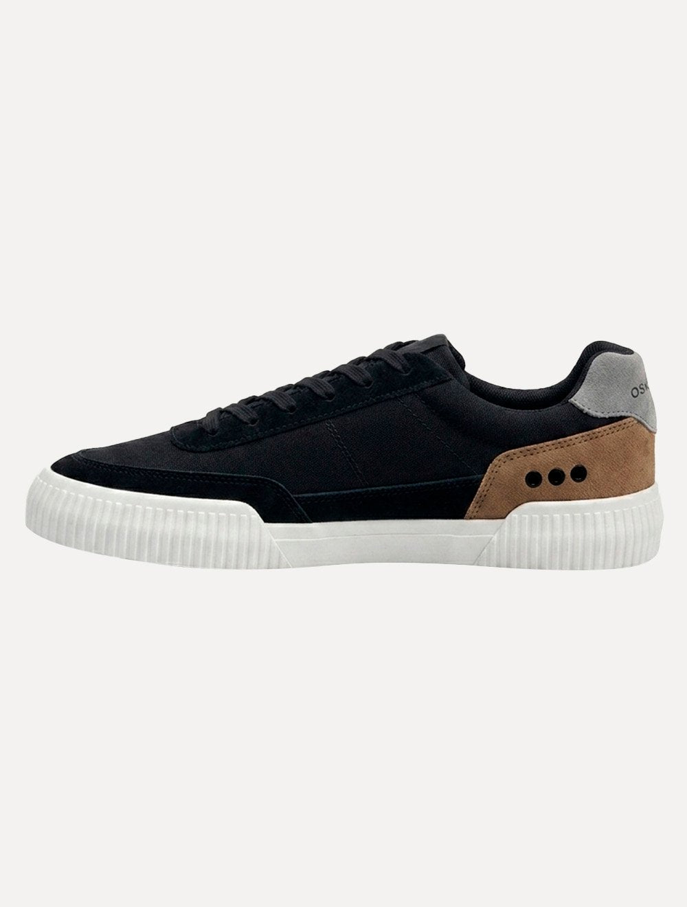 Tênis Osklen Glide Masculino Preto/Camel/Cru