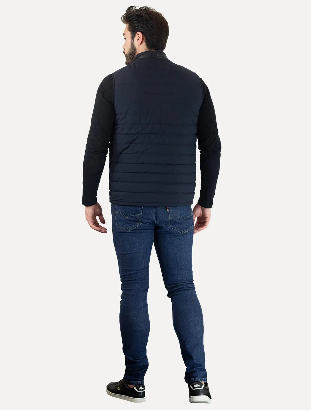 Colete Dudalina Masculino Nylon Puffer Azul Marinho