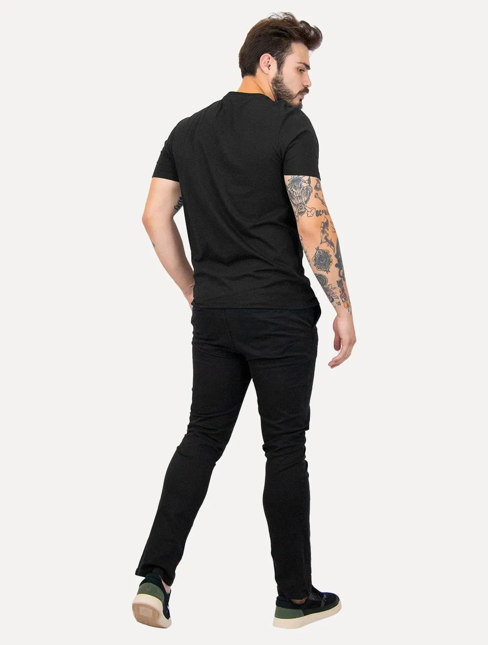Camiseta John John Masculina Regular Fit Degradê Heaven Preta