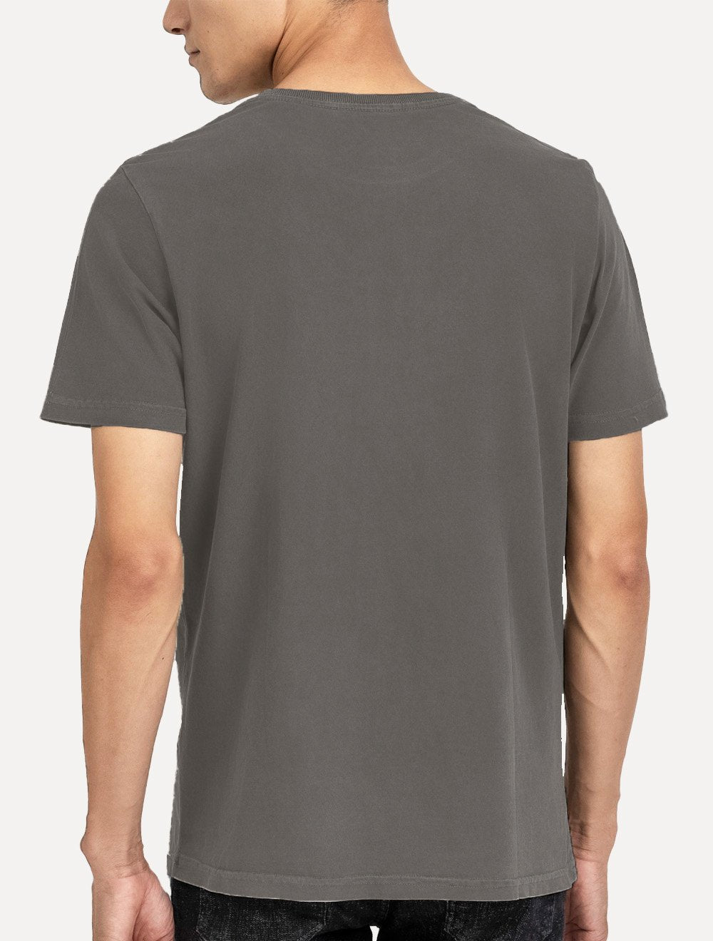 Camiseta King & Joe Masculina Estonada Bordado Estd 2013 Cinza