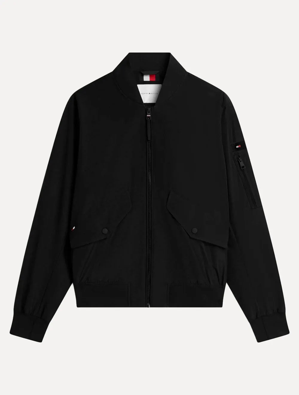 Jaqueta Tommy Hilfiger Regulat Ft Packable Bomber Preto