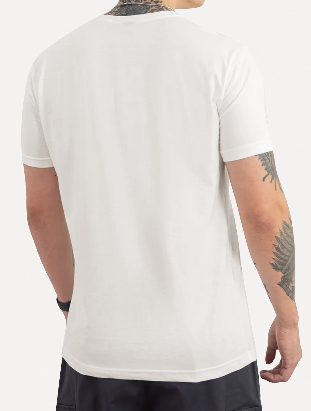 Camiseta King & Joe Masculina Logomania Negativo Off-White