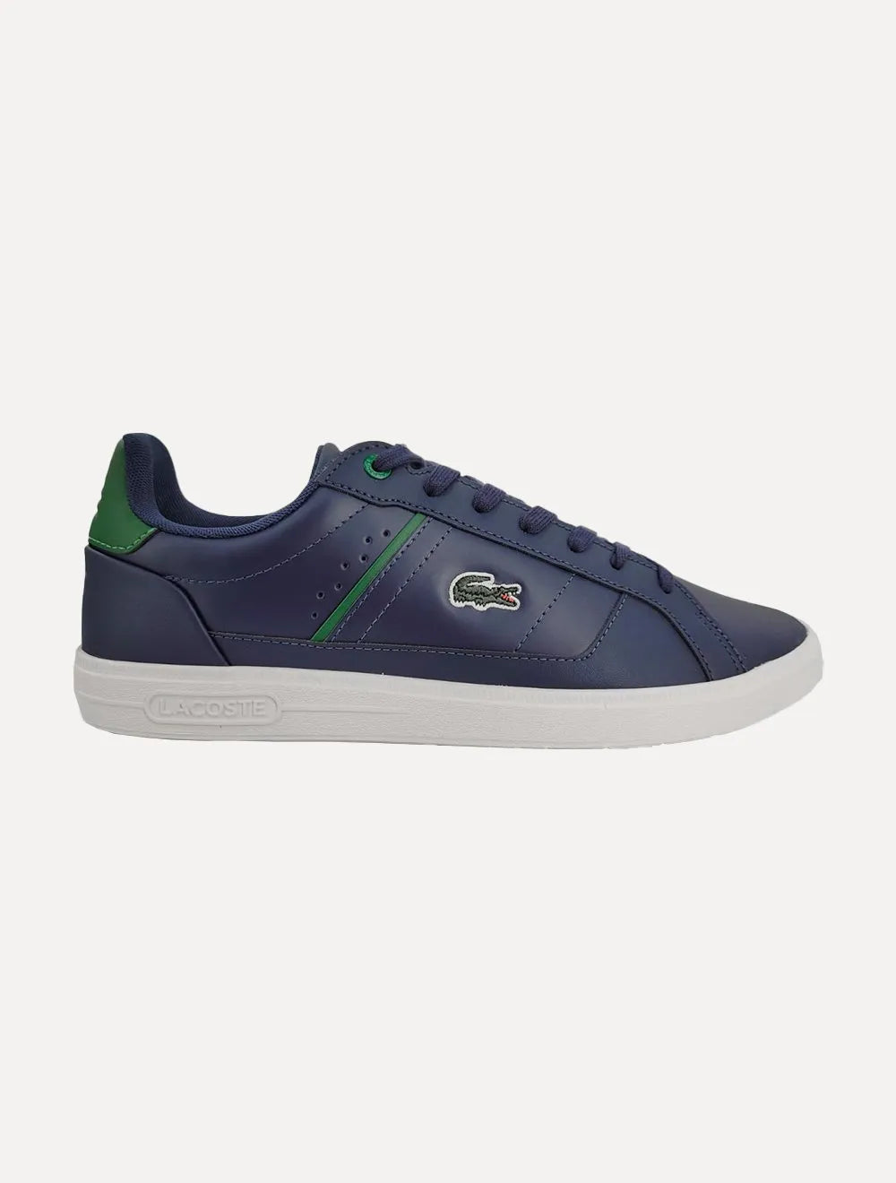 Tênis Lacoste Masculino Couro Europa Pro Nvy/Grn Azul Marinho