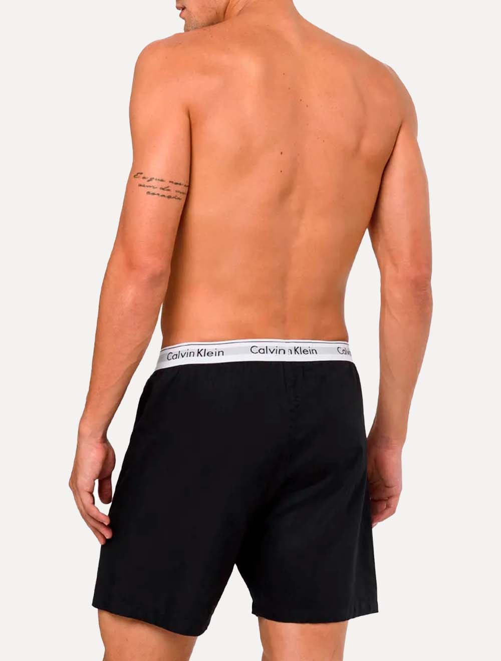 Cueca Calvin Klein Samba Canção Tricoline Preta