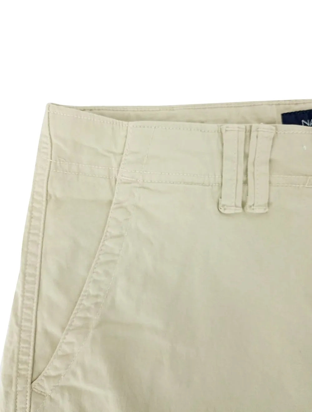 Bermuda Nautica Masculina Cargo Sarja Caqui Claro