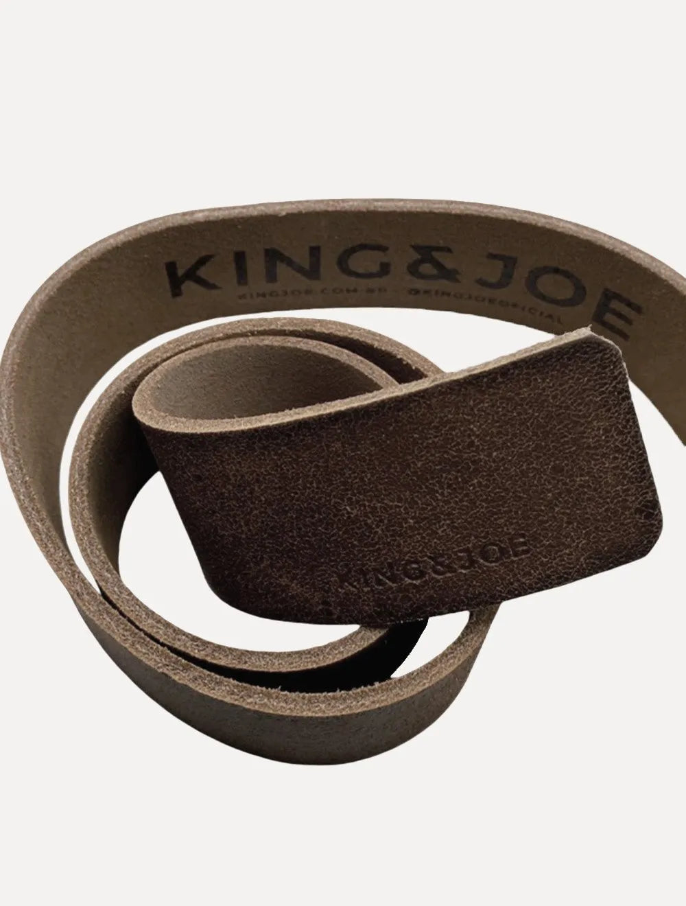 Cinto King & Joe Masculino Couro Fivela Marrom