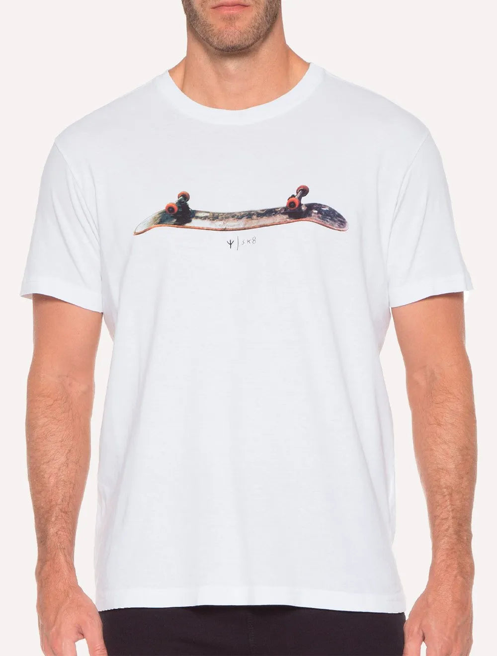 Camiseta Osklen Masculina Regular Stone Skateboarding Branca
