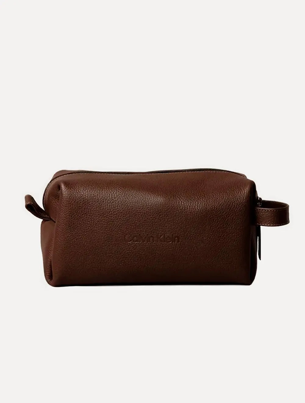 Necessaire Calvin Klein Jeans Lisa Couro Marrom