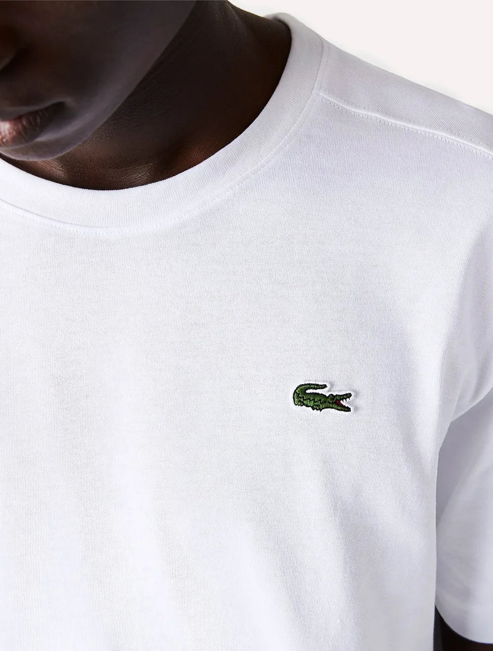 Camiseta Lacoste Masculina Sport Technique Logo Branca