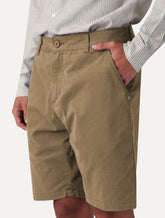 Bermuda Osklen Masculina Sarja Chino Blithe Cotton Cáqui