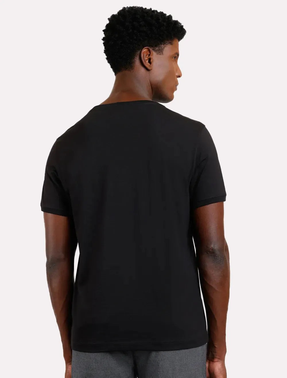 Camiseta Aramis Masculina Jersey Algodão Pima Surton Preta