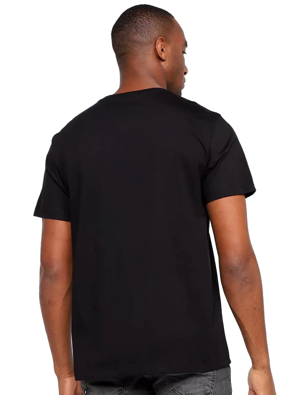 Camiseta Colcci Masculina Regular Tropical Club Preta