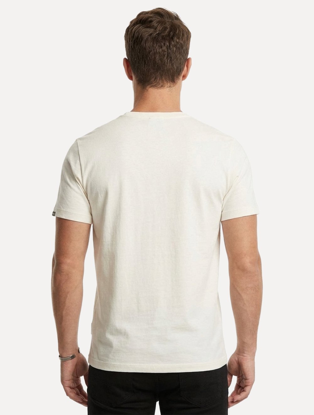 Camiseta John John Masculina Slim Fit United On And Off White