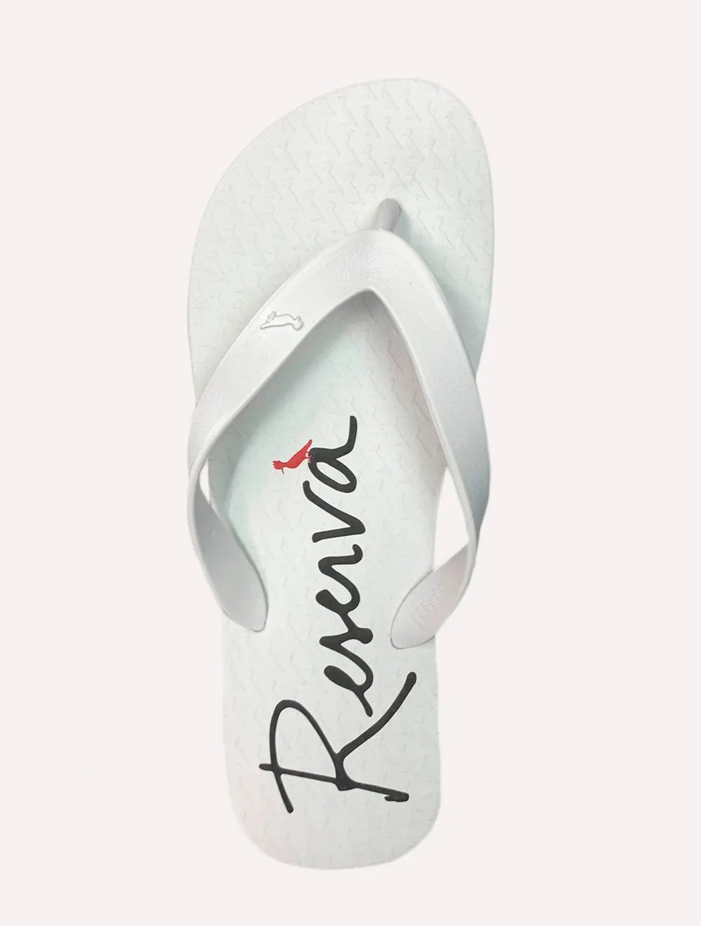 Chinelo Reserva Masculino Basic Script Signature Branco