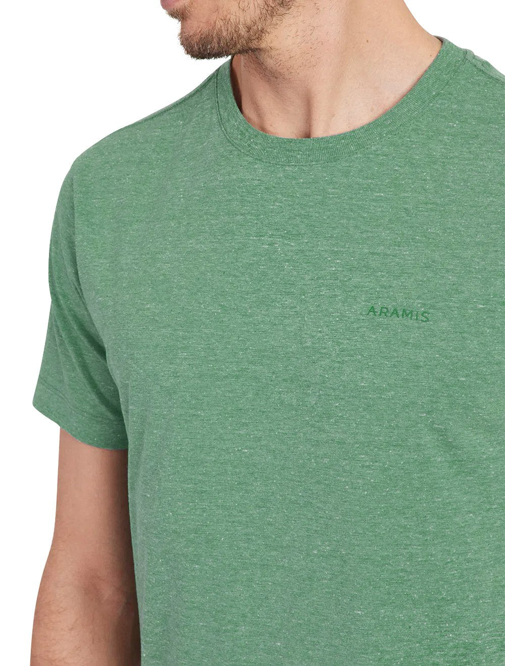 Camiseta Aramis Masculina Eco Lisa Verde Mescla